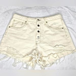 Women's High Rise Cutoff Shorts